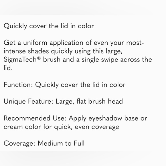 SIGMA BEAUTY LARGE SHADER BRUSH E60 - Picture 6 of 9